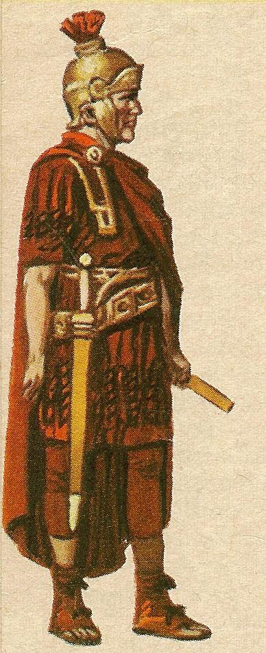 Officier romain / soldat / catapulte - 4278-A
